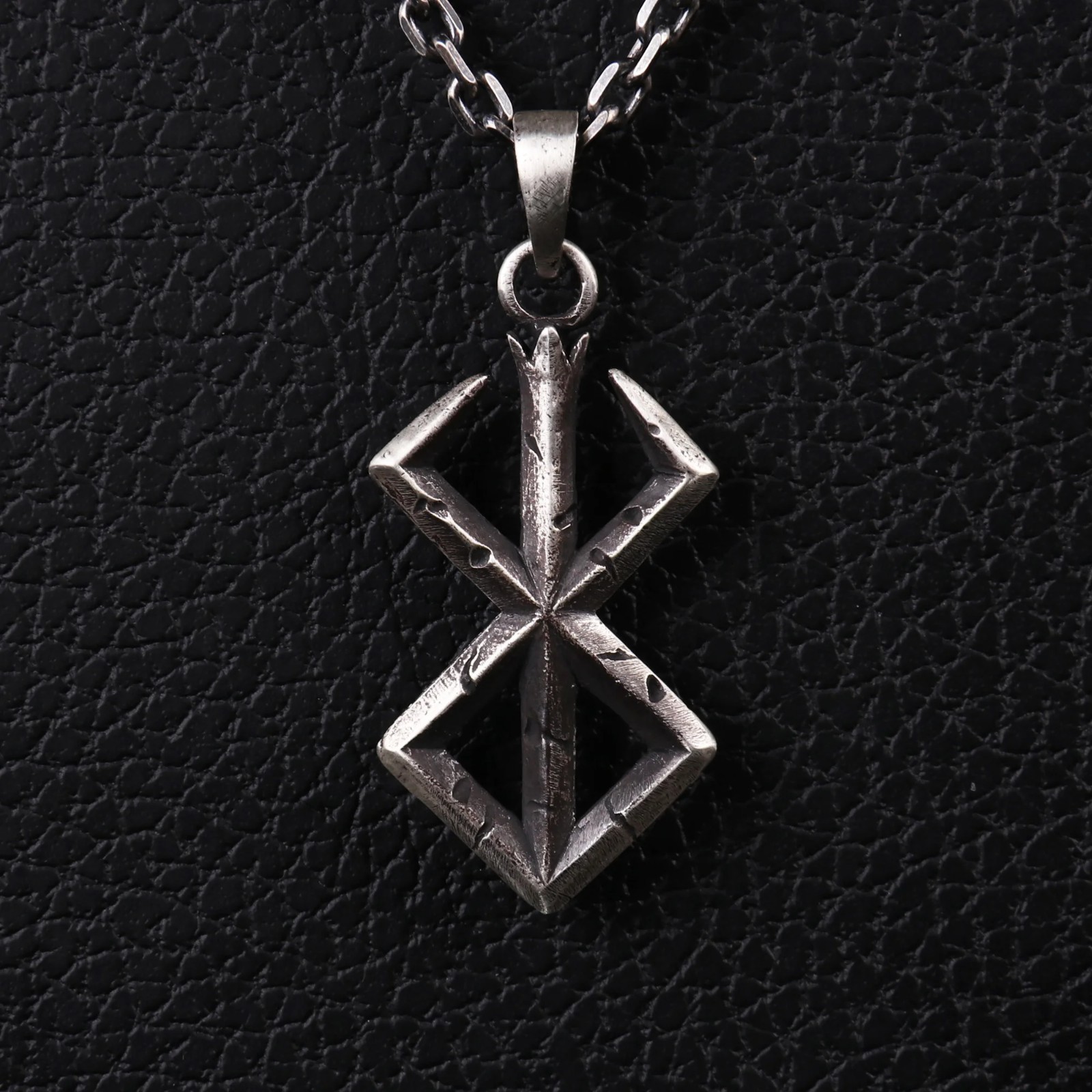 4cm Handmade 925 Sterling Silver Brand Of Sacrifice Pendant Cosplay Necklace