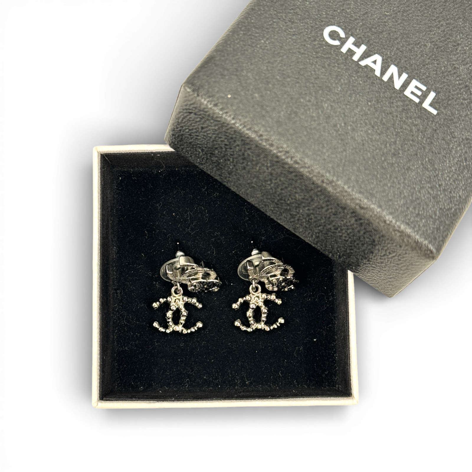 Auth CHANEL Coco SP Charm Earring SRE802