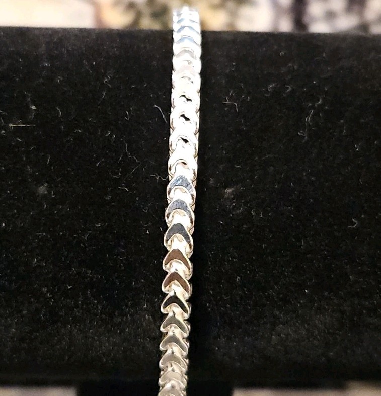 Franco 925 Sterling Silver Bracelet 3.5mm 8.5″ 7.5 Grams