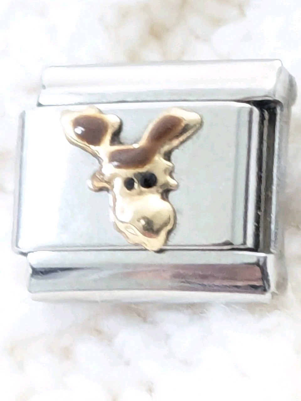 Authentic UD Unodomani Classic Italian 9mm Charm Moose R147