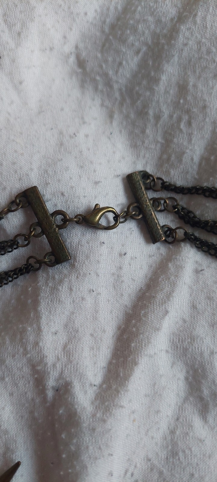 Vintage Gold Black Filigree Disc Medallion Tassel Boho Dreamcatcher Necklace XL