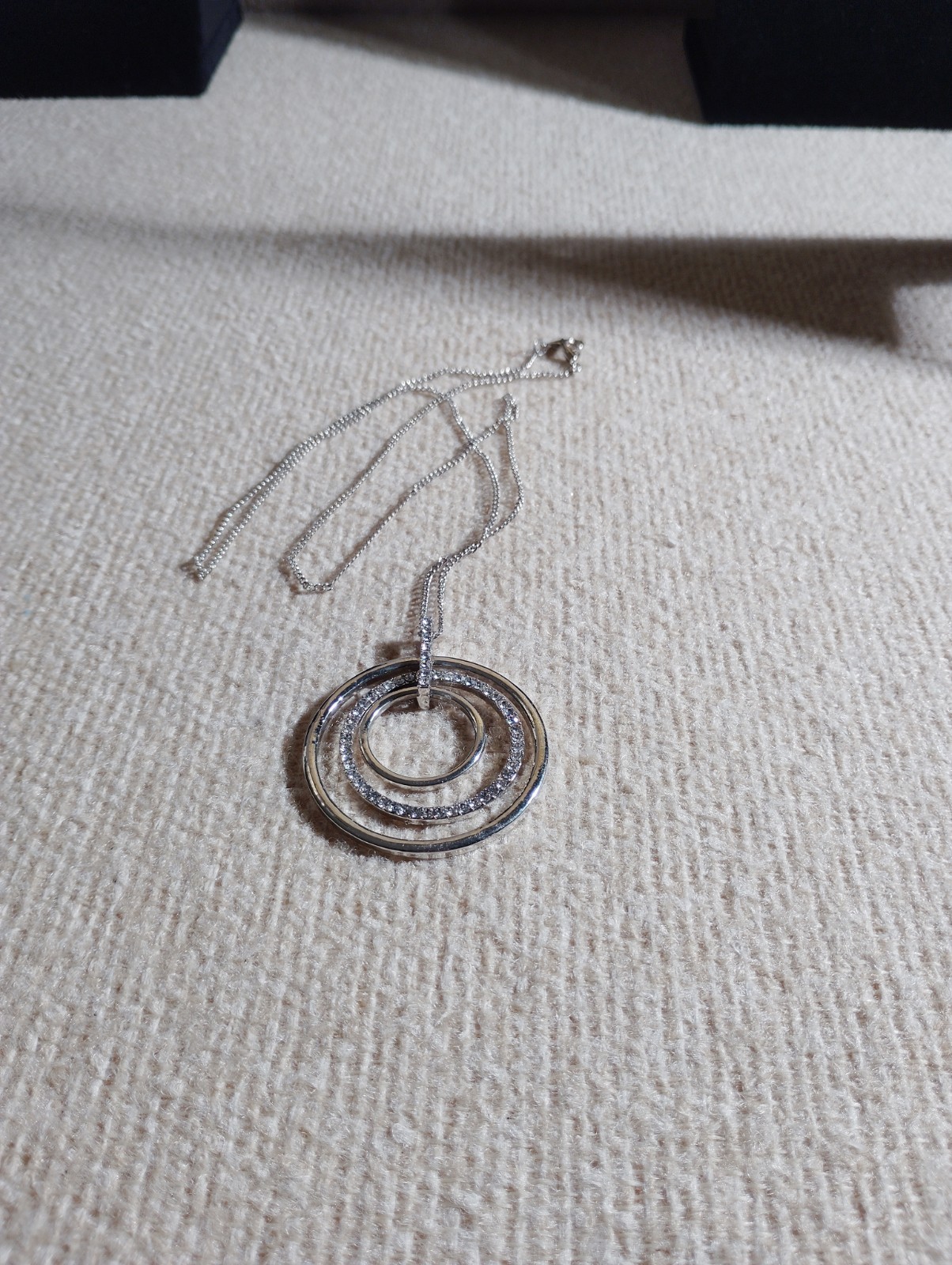 Unbranded Silver Tone Lady Necklace 24in