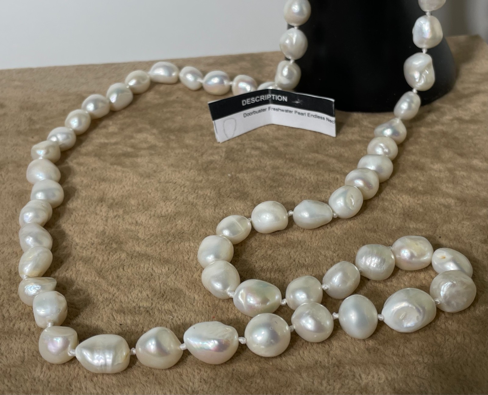Natural Jewelry Fresh Water Pearl Necklace New with Tags 2019 32″ Long