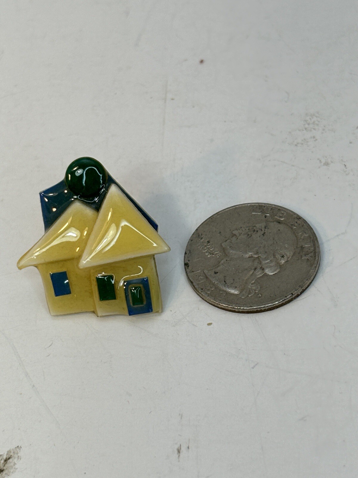 Women’s Lapel Pins (2) Acrylic House Realtor Heart Gift For Your New Home