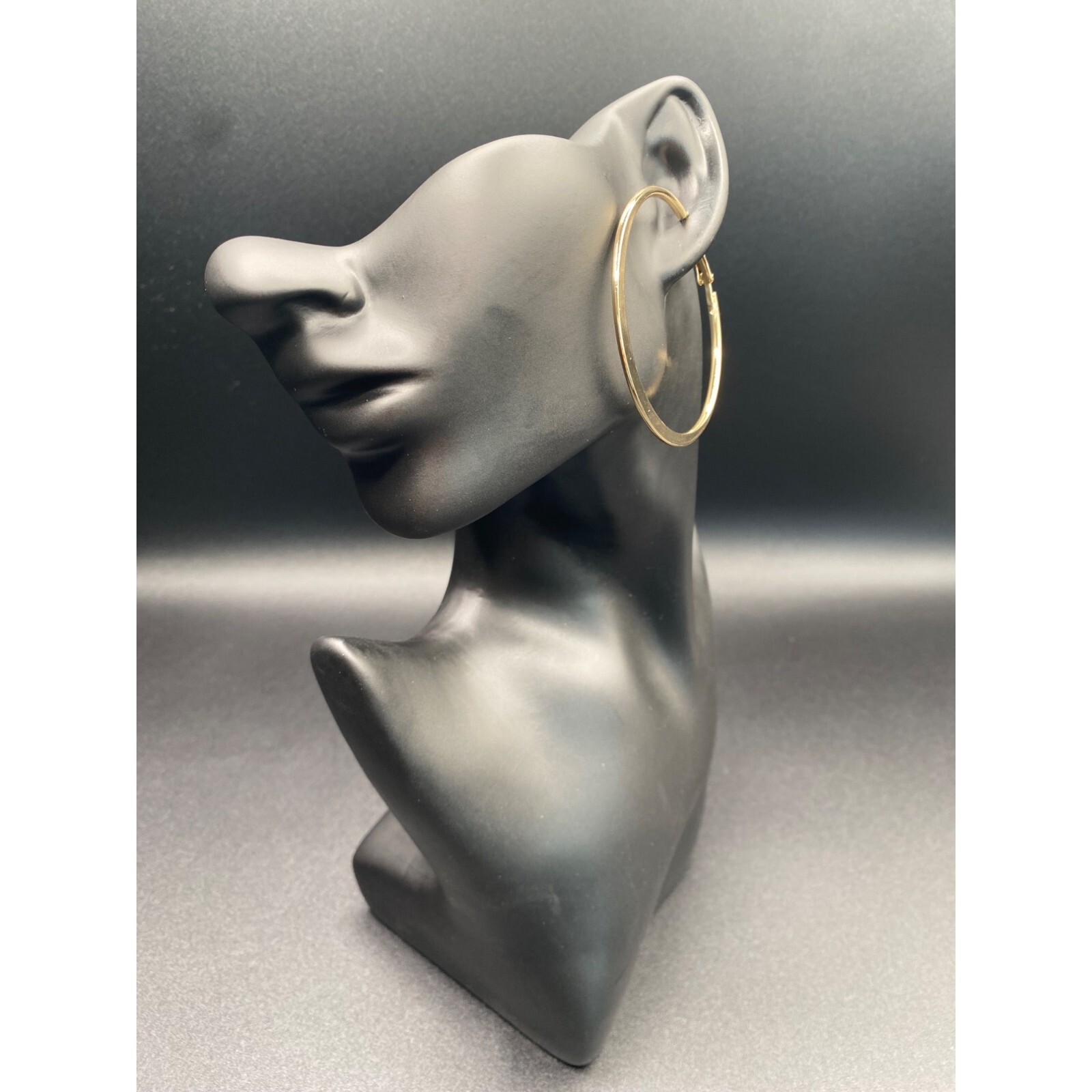 Alfani Women’s Gold Tone Flat-Edge Large Hoop Earrings