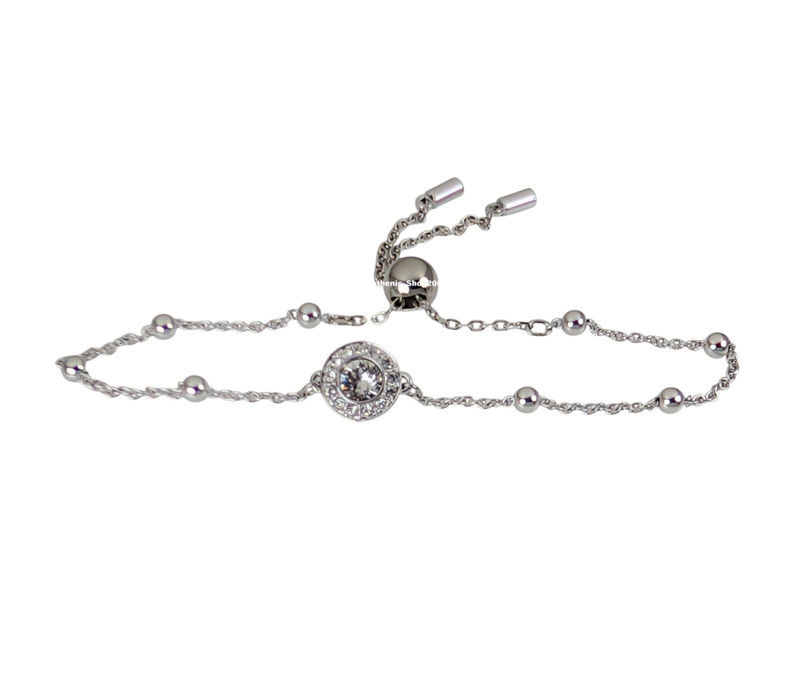 NEW 100% Authentic SWAROVSKI Rhodium White Sparkle Una Angelic bracelet 5733196