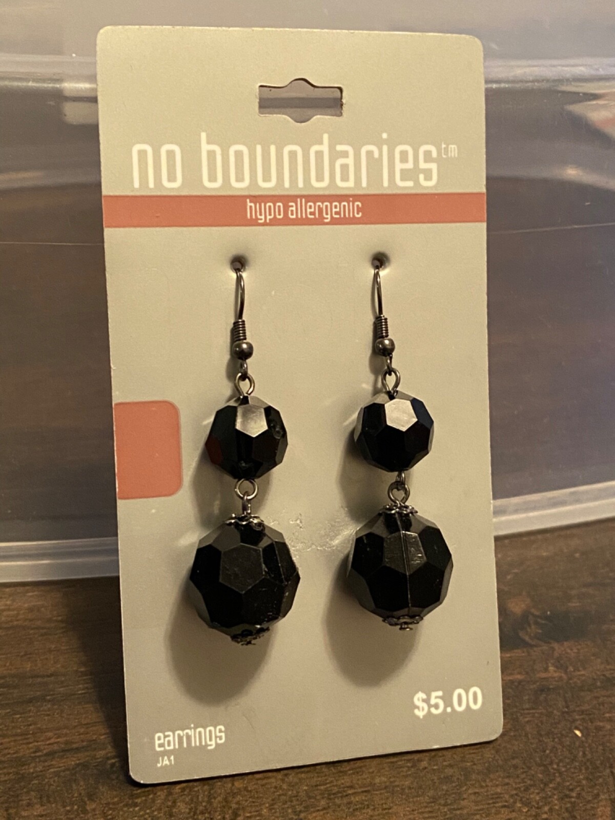 No Boundaries Black Fashion Jewelry Earrings