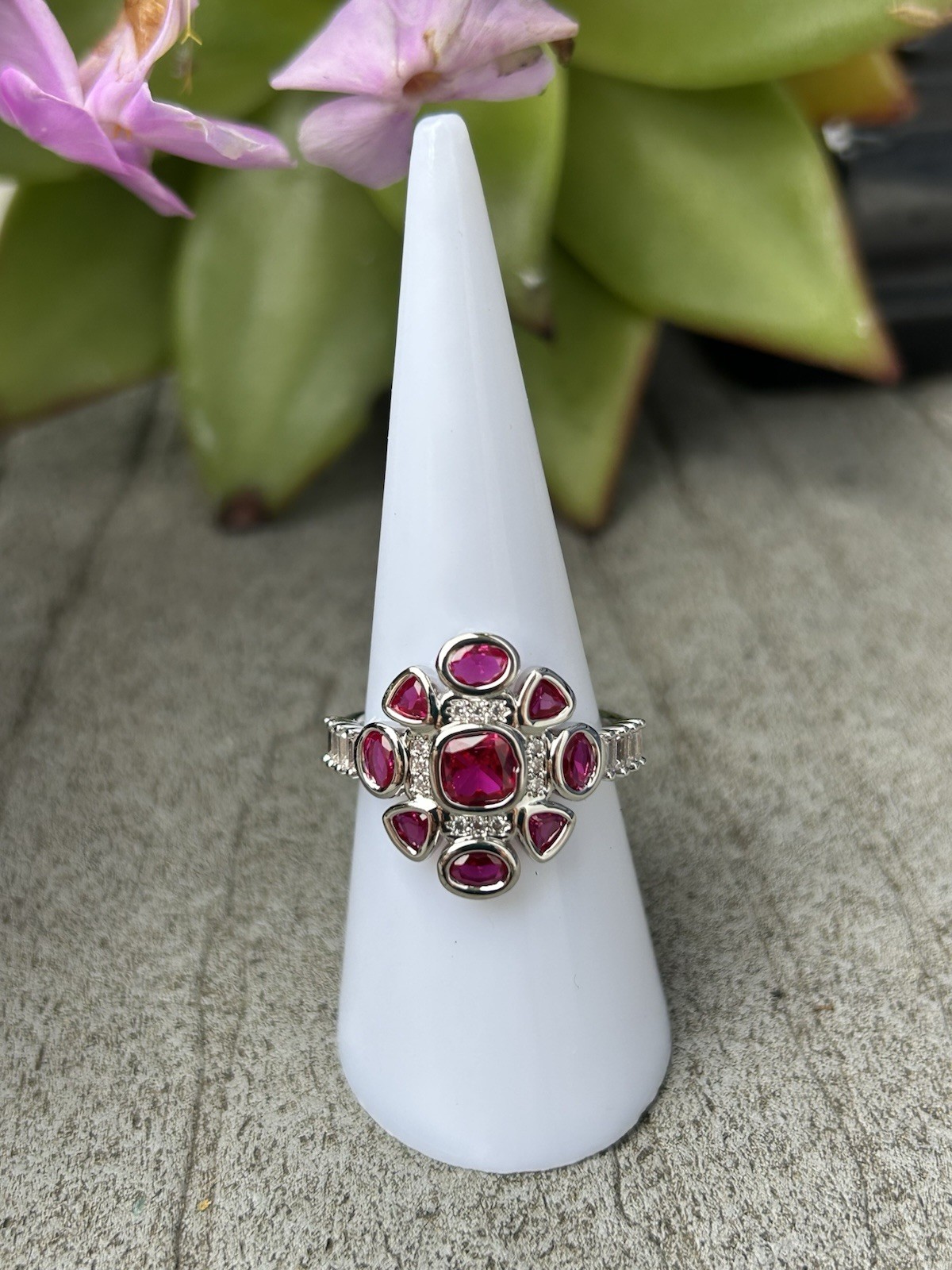 Bomb Party Ring💍Size 7 RG22422 “The Astrid Ring”❤️July 2026 Birthday….
