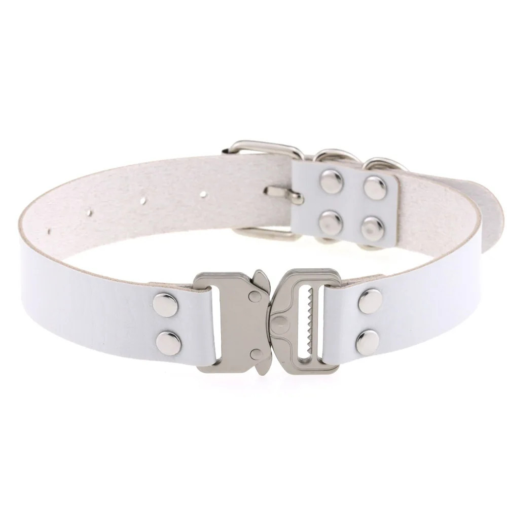 Harajuku Choker PU Leather Gothic Necklace Anime Cosplay Jewelry Gift