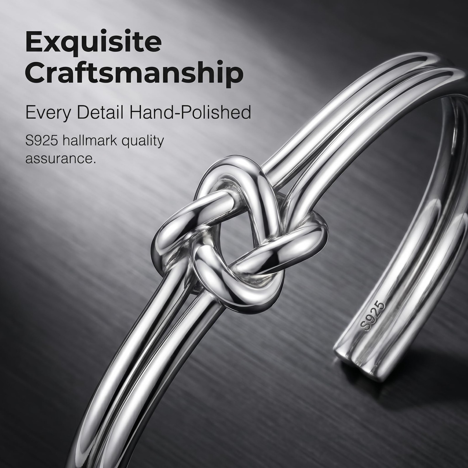 ‘s silver bracelet handmade 925 silver bracelet men’s enlarged opening size a…