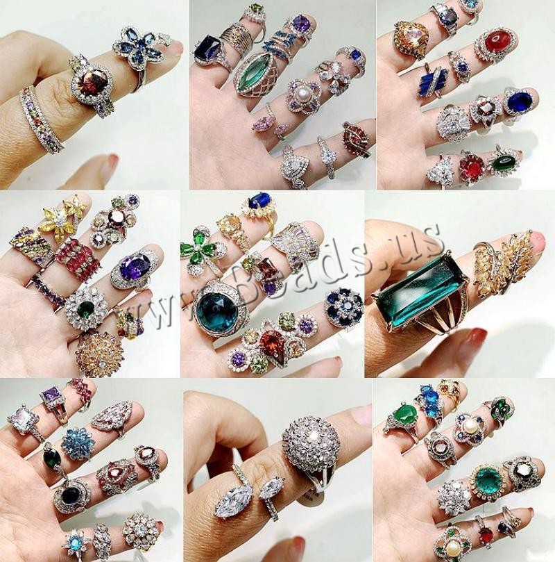 20Pcs Mixed Crystal Rings Bulk Wholesale Fashion Jewelry For Women New US
