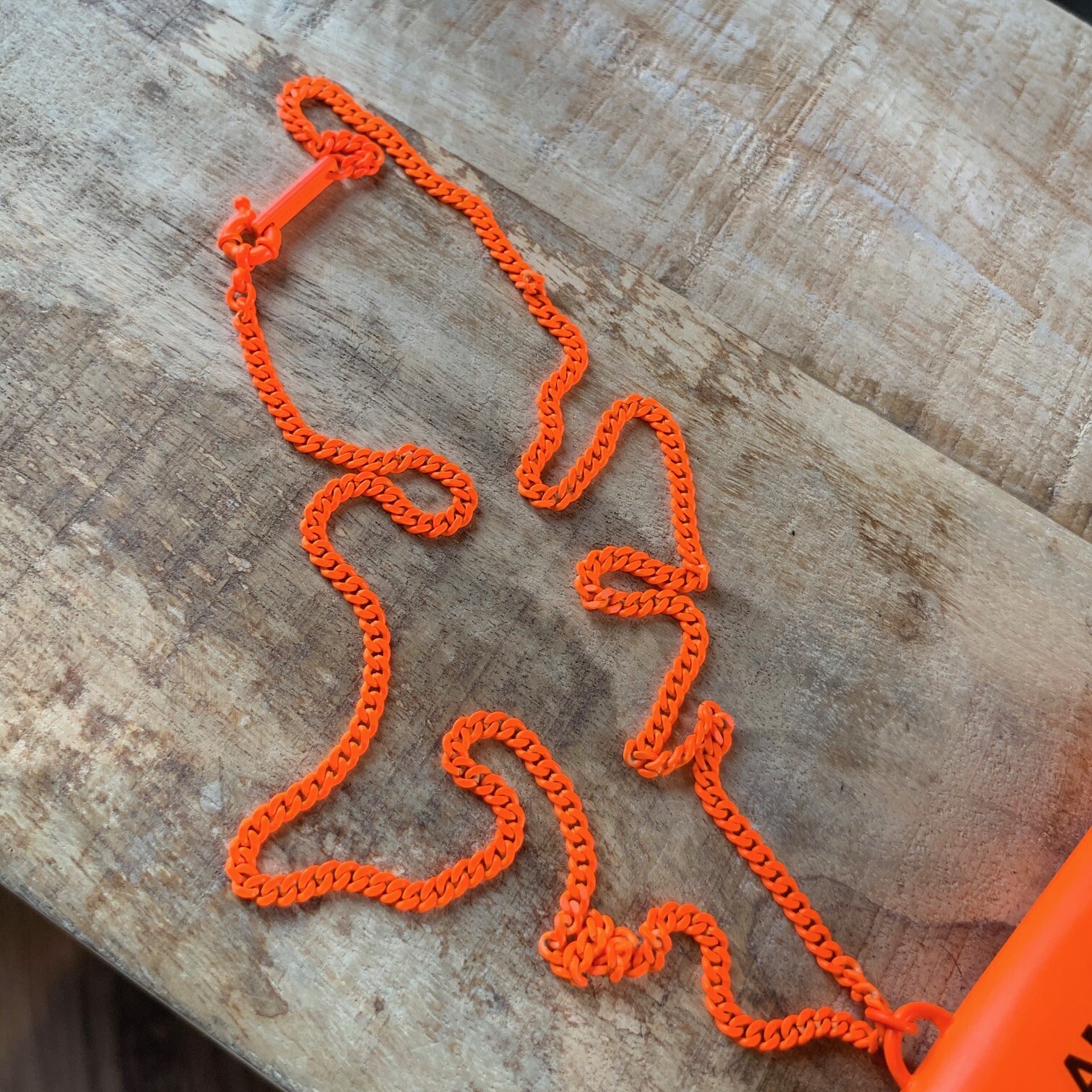 Ambush Design Neon Orange Lighter Necklace