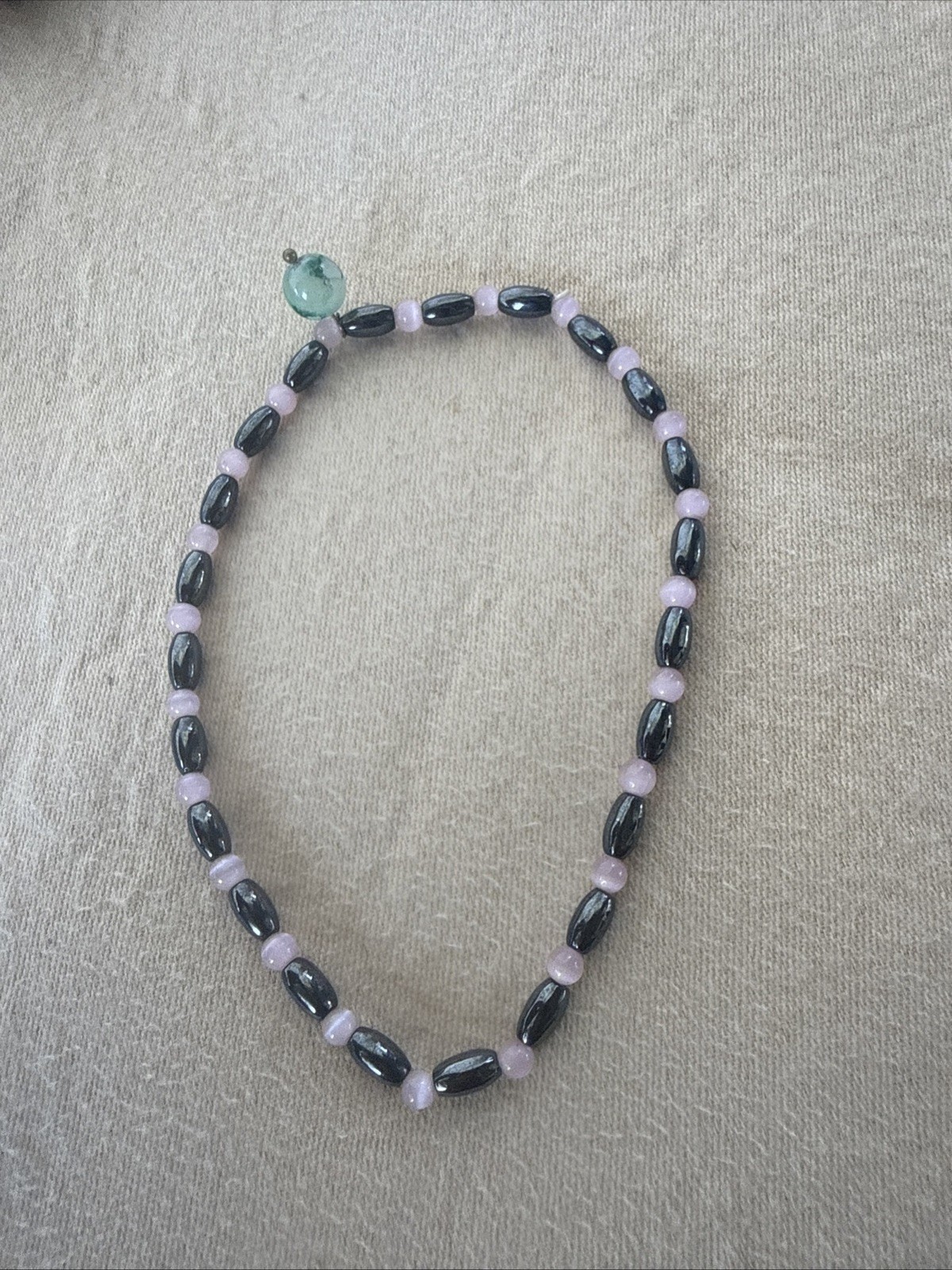 Hematite Magnetic Therapy Anklet 9.5” Long. Helps Pain, Anxiety, Circulation 2