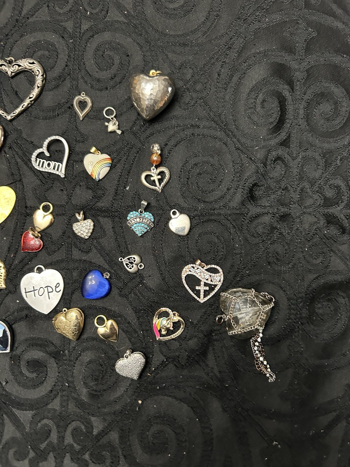 Heart Shaped Charm Lot