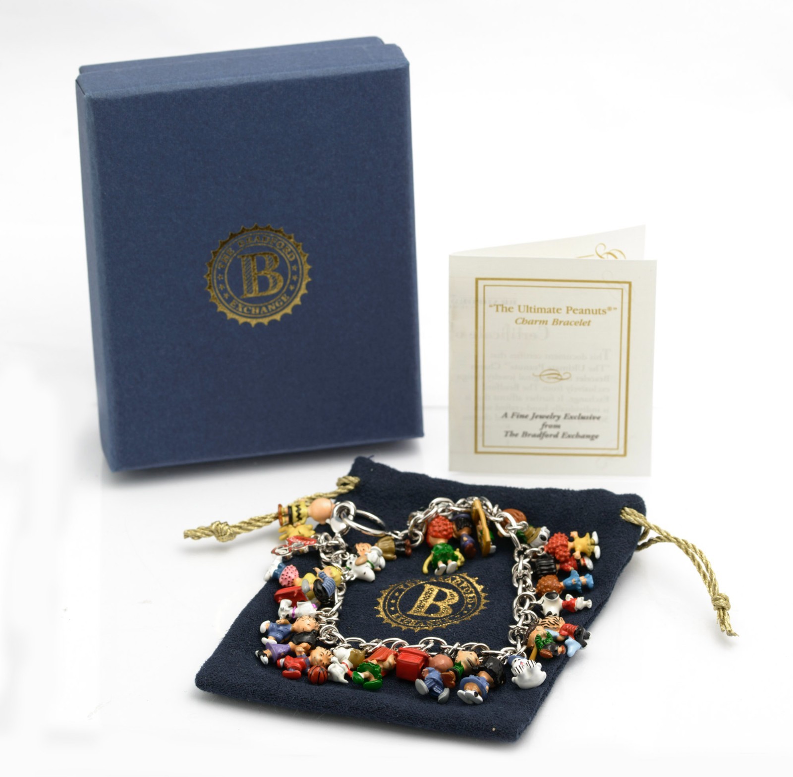 The Ultimate Peanuts Charm Bracelet Bradford Exchange Exclusive 30 Charms