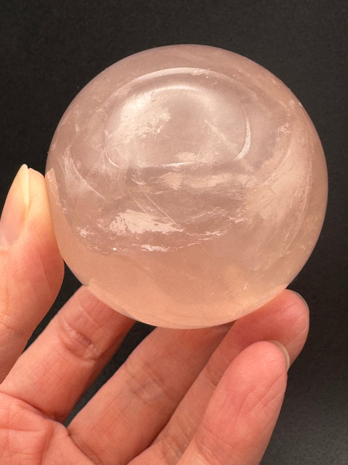 Handcrafted Natural Citrine Crystal Sphere for Prosperity
