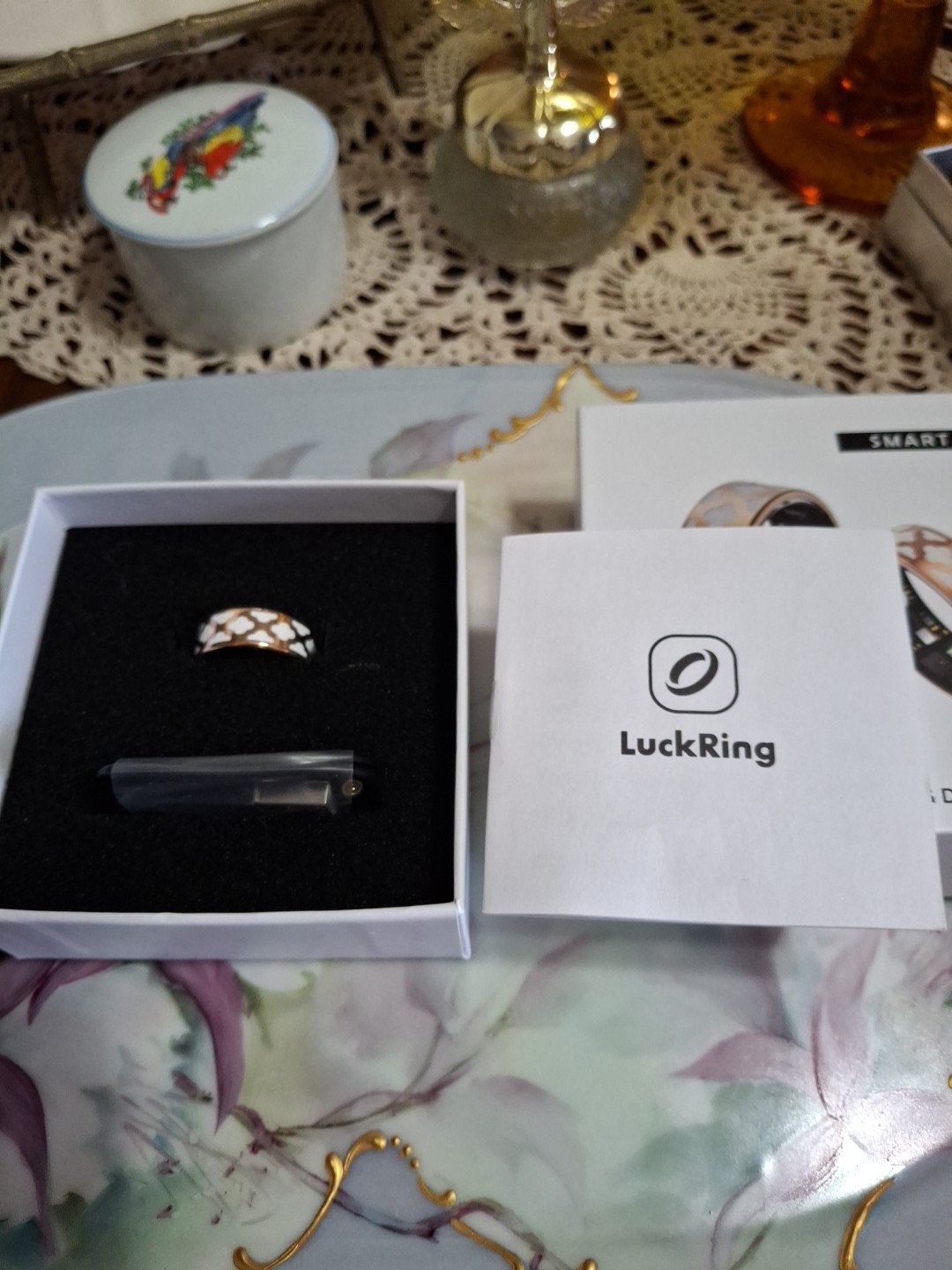 Smart Ring #7 Waterproof Finger Ring Monitor Heart Rate Fitness Tracker NIB