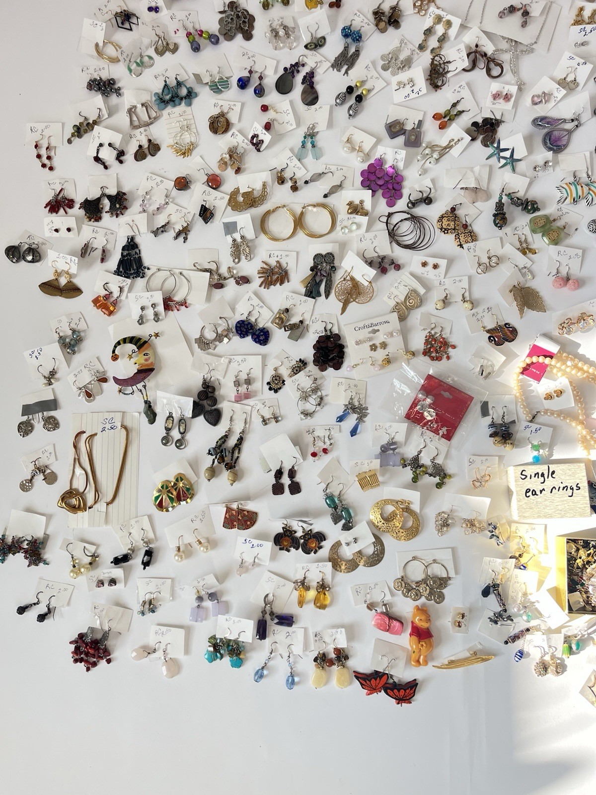 Mixed Fashion Jewelry Lot Mostly Earrings – 300+ Pairs – 5lbs
