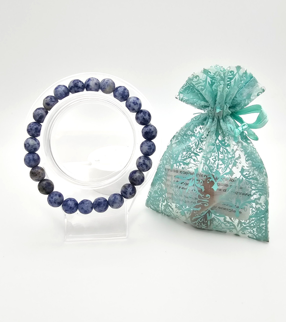 Pulsera Cuarzo Lapizlazuli – Lapis lazuli Quartz Bracelet Proteccion contra mal
