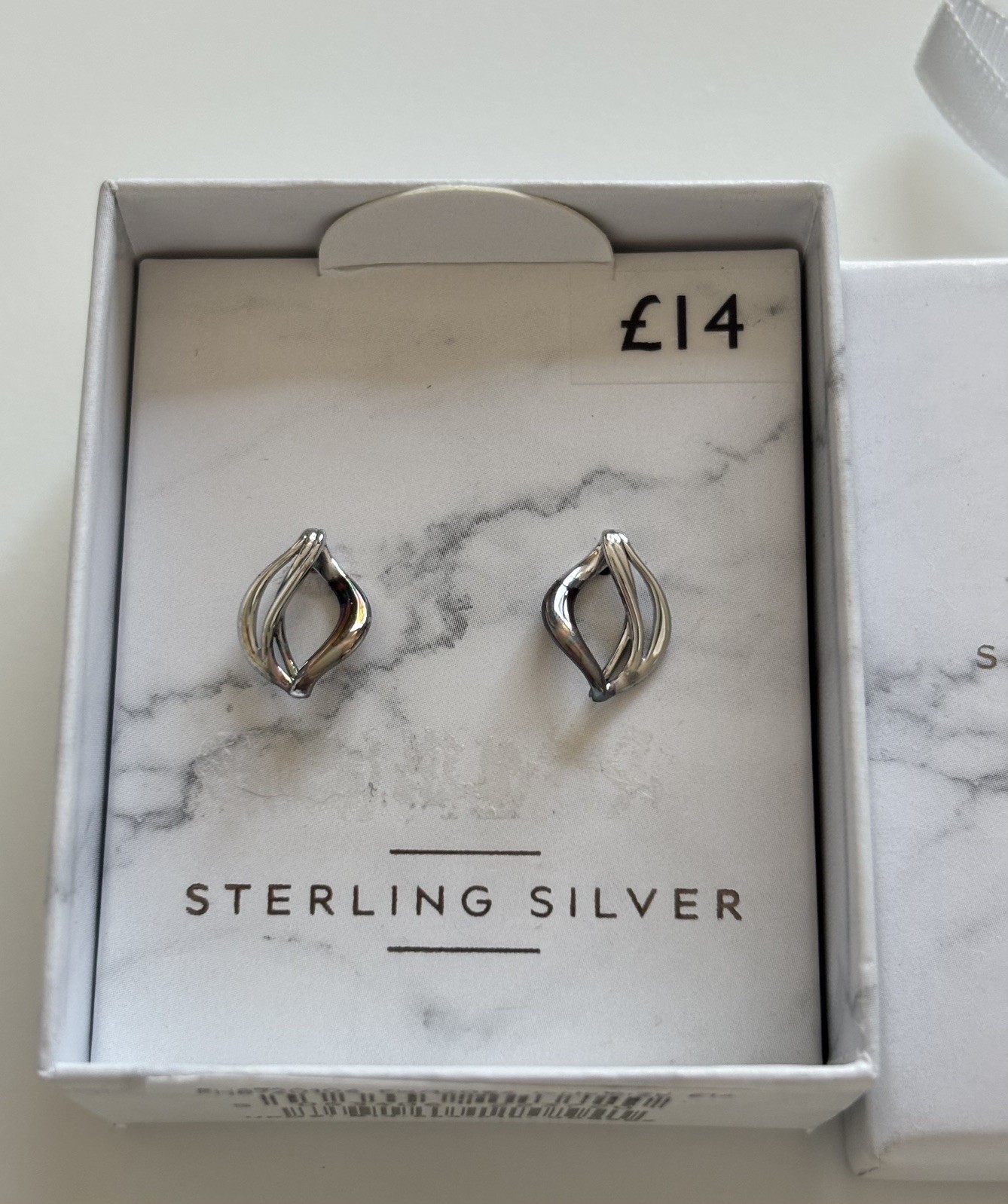 Next Sterling Silver Stud earrings. New