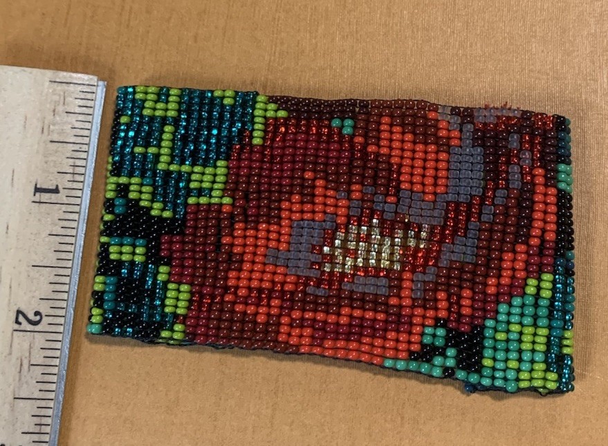 Beaded Bead Bracelet Wide, Colorful Tassels (Green, Red, Black, Etc.)
