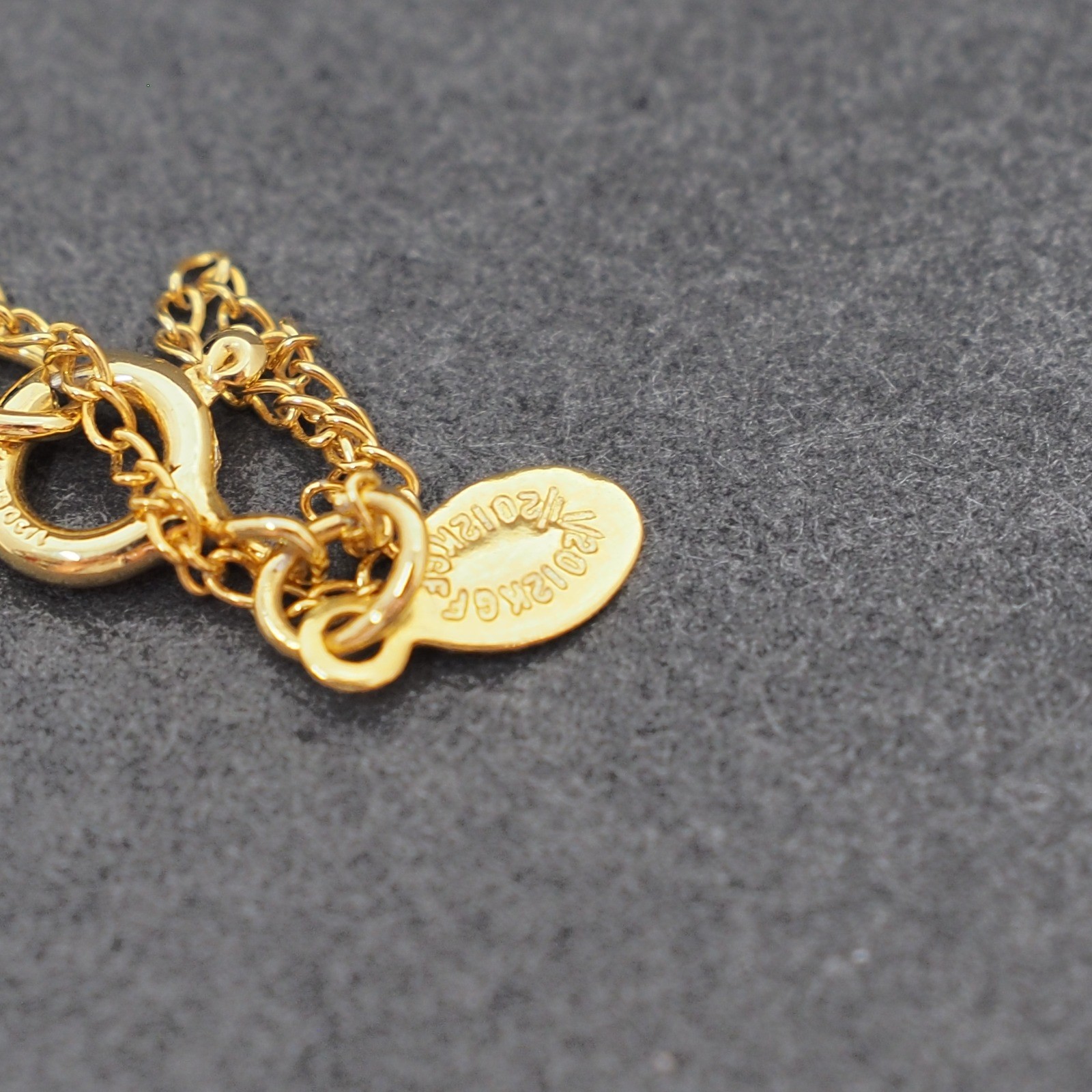 Cameo Pendant 1/20 12KGF 18 Inch Necklace Carved Profile Scalloped Dainty Simple