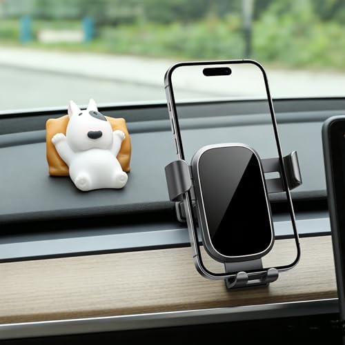 Cute Bulldog Car Accessories Set, Car Dashboard & Interior Yellow-Bulldog