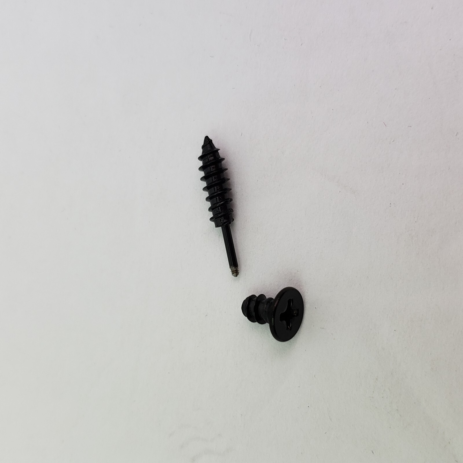 Unbranded Adult Fashion Costume Jewelry Black Edgy Gothic Screws Earrings