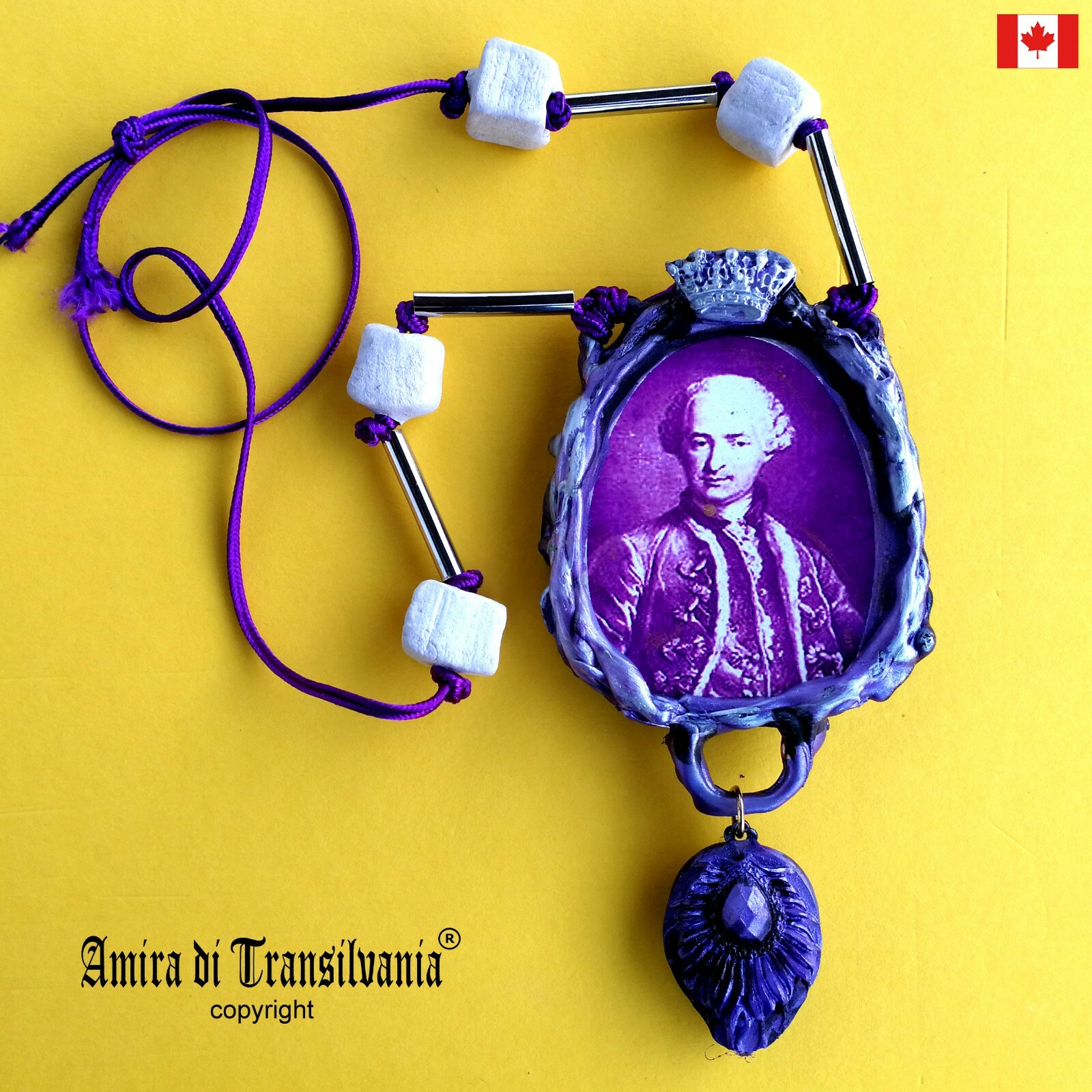 count of saint germain magic talisman necklace amulet pendant metaphysical charm