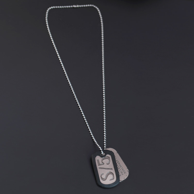 Gangsta Nicolas Brown Twilight A/0 Cosplay Mercenary Dog Tag Necklace Pendant