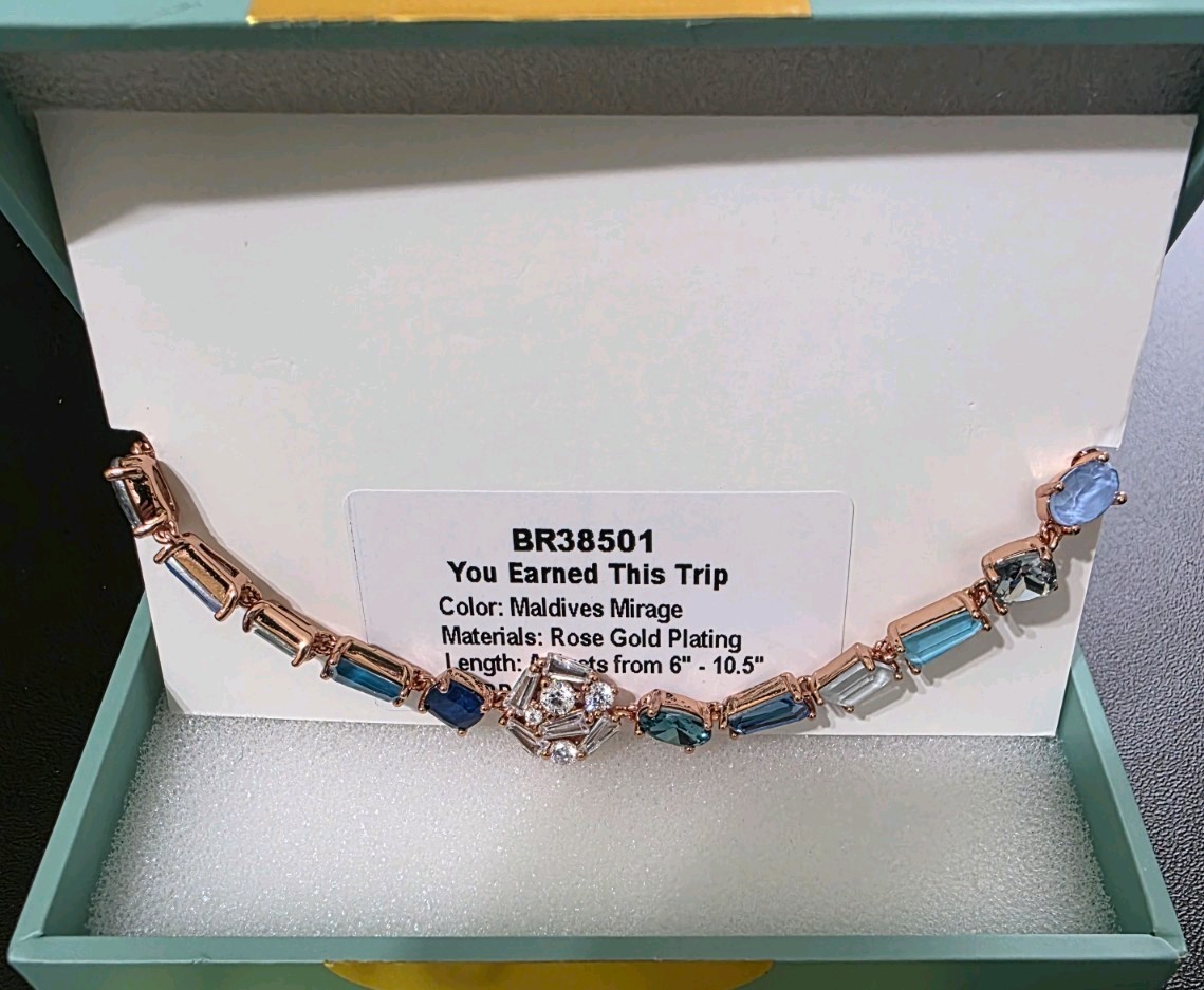 Rose Gold Plated Maldives Mirage Jewel Candy Bracelet