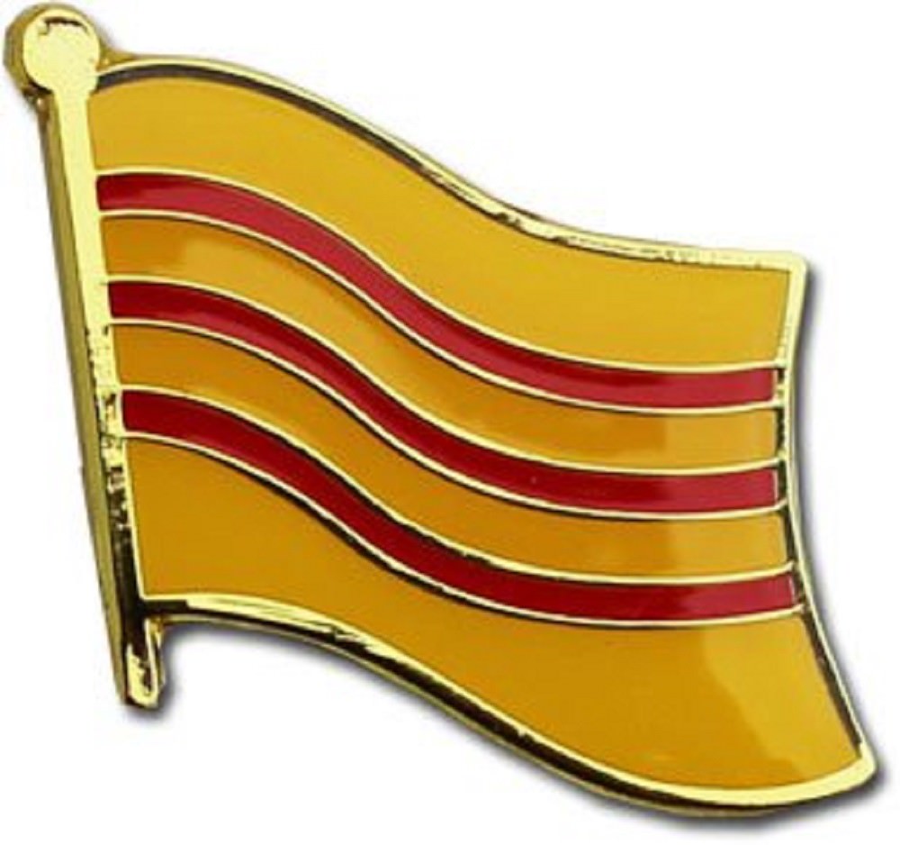 South Vietnam Flag Lapel Pin 5/8″ x 5/8″ PREMIUM QUALITY