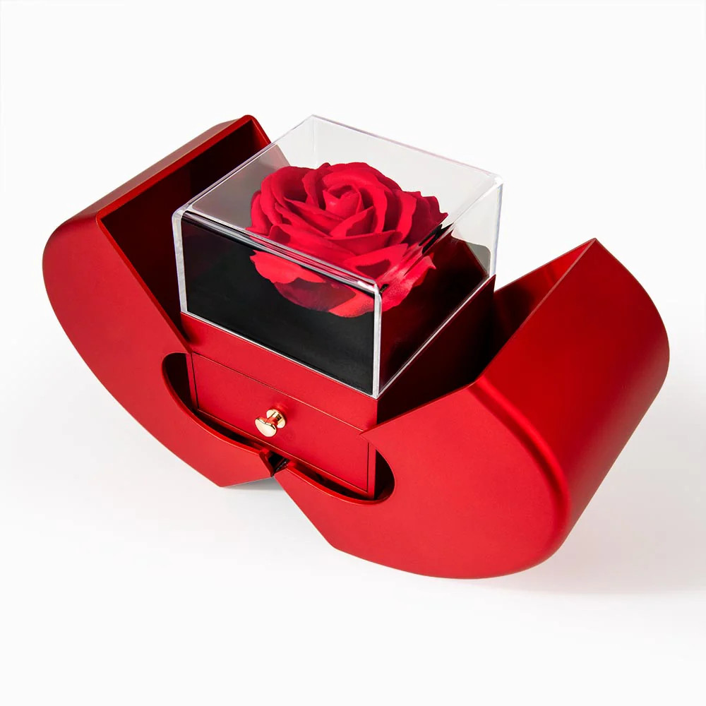 Class of 2026 Graduation Necklace Rose Box Gift Set