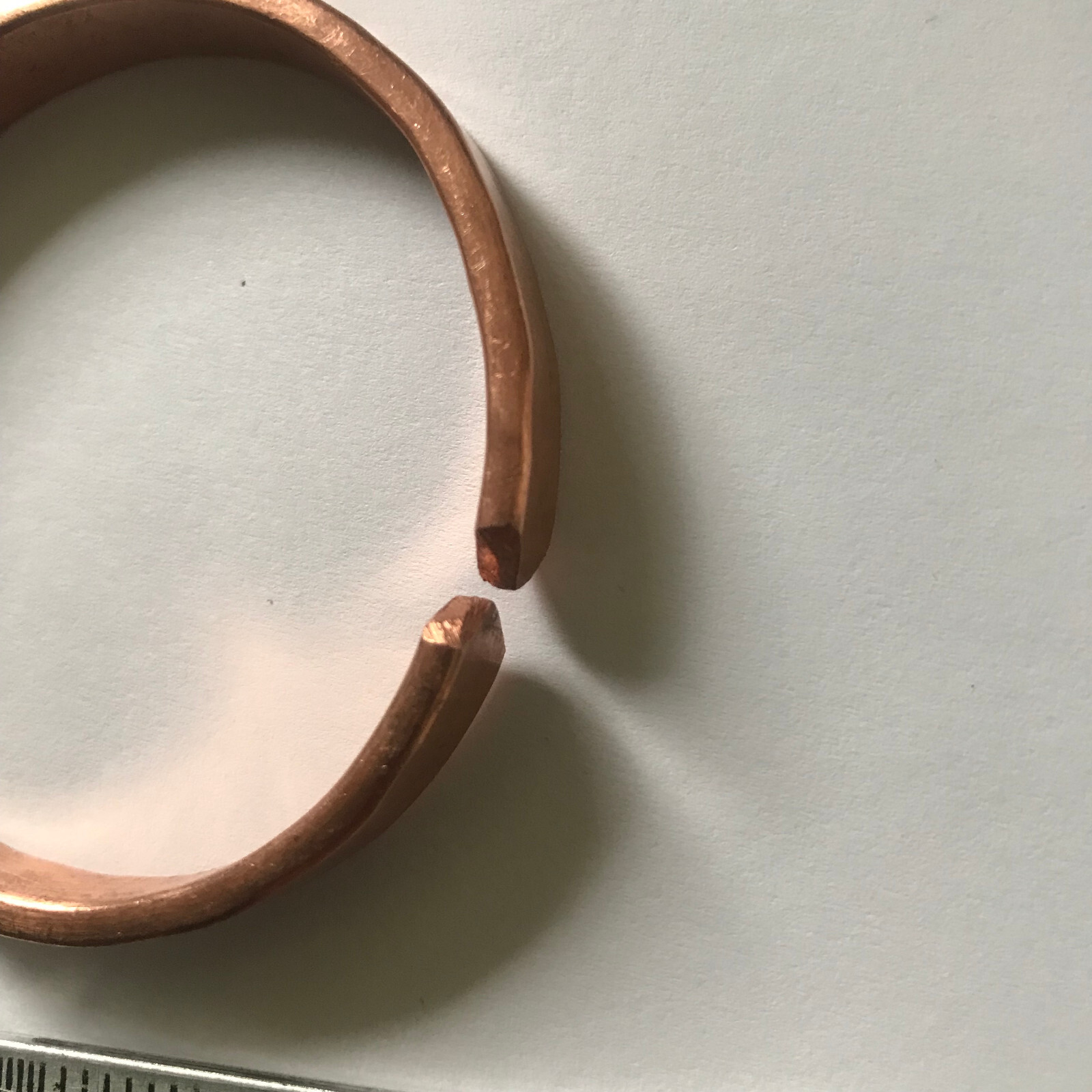 Copper Bracelet Wrist Genuine Pure Solid ship from USA to USA Unisex fits all