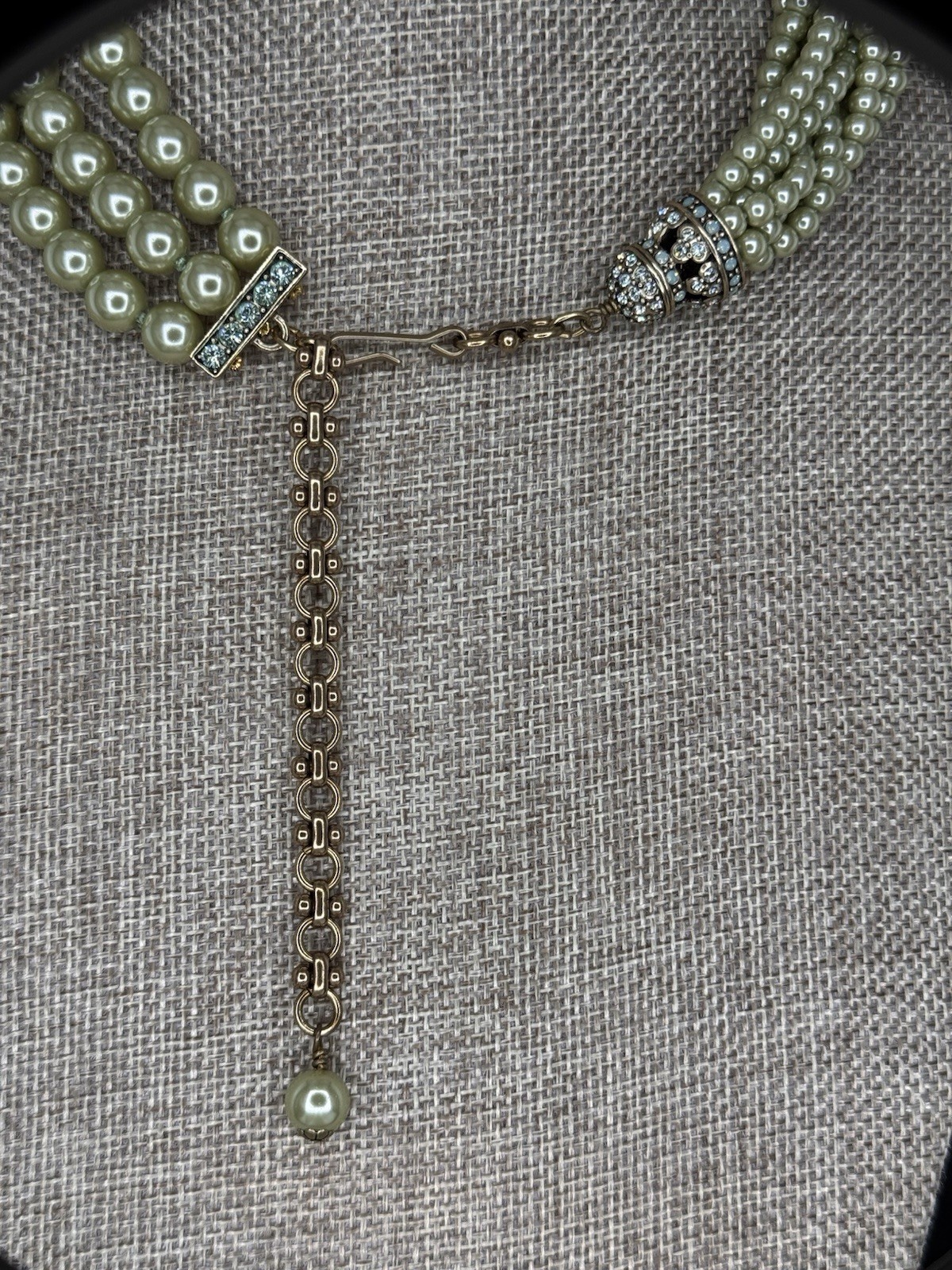Heidi Daus SIGNED, RARE & UNWORN Starfish Beaded Necklace w/ 10” Tassle