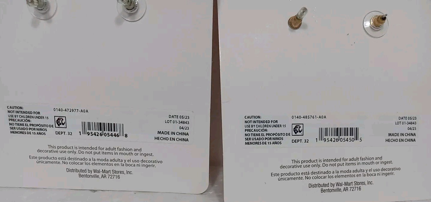 Two Pair Of Holiday Time Earrings Christmas Santa And Snowman Hypo Allergenic
