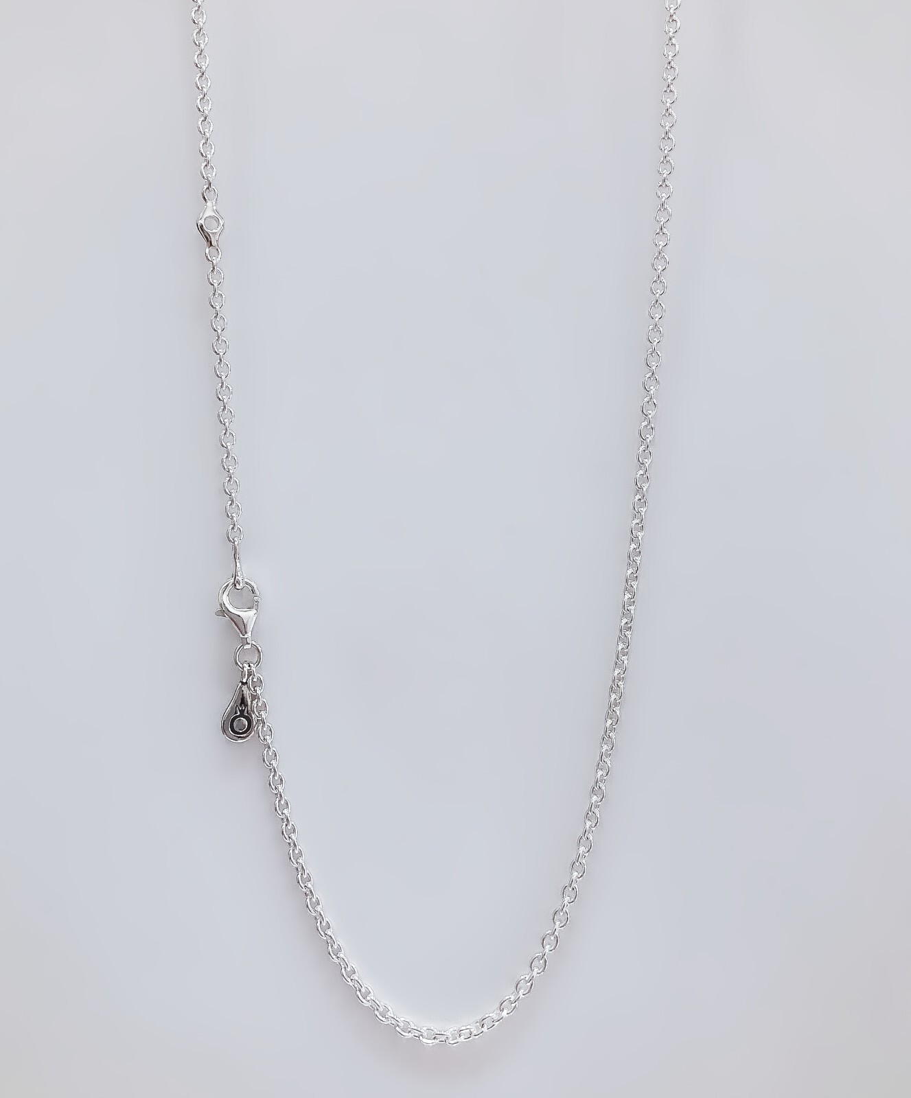 NEW 100% Authentic PANDORA 925 Silver Logo Cable Chain Necklace 590200