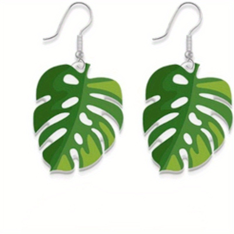 12Pairs Hawaii Cute Pendant Dangle Earrings Bohemian Style Perfect for Beach