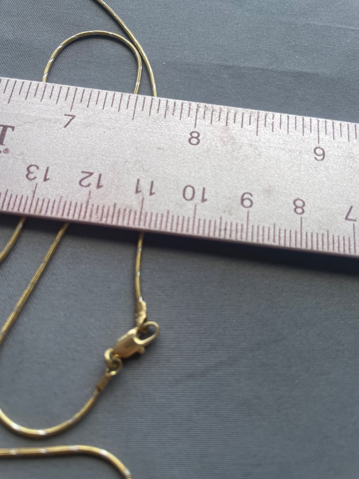 14K Yellow Gold Necklace Chain Genuine Solid Gold – Elegant Fine Jewelry 2.9 gr
