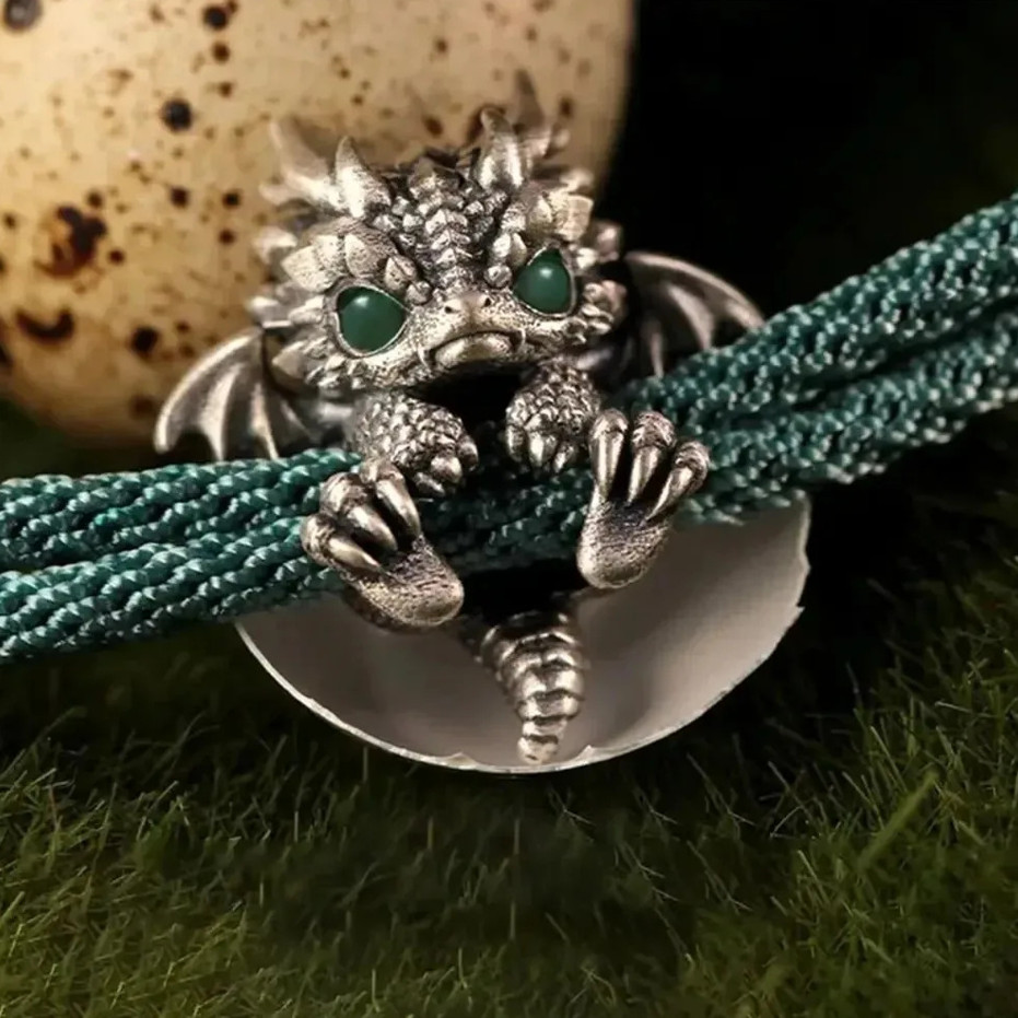 🐲Cute Silver Dragon Bracelet