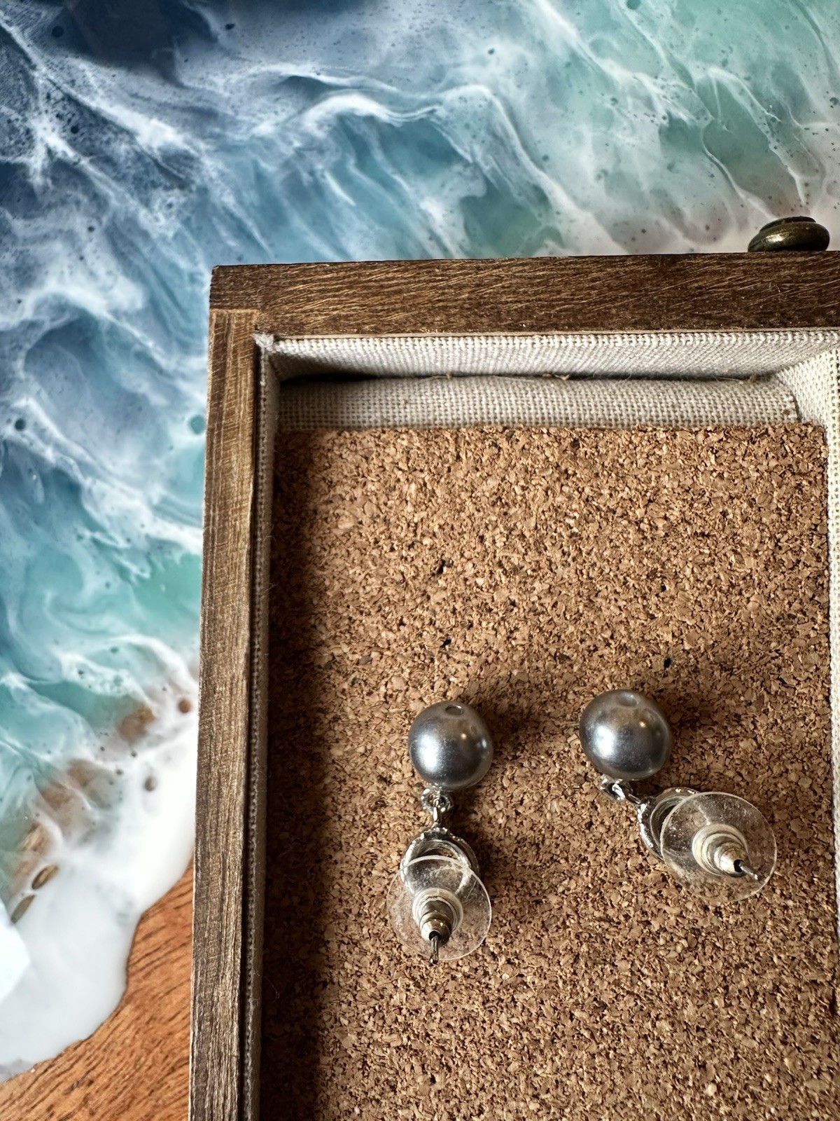 Pearl & Crystal Earrings Lot, Silver Tone, Drop/Dangle/Stud, Hook Closure