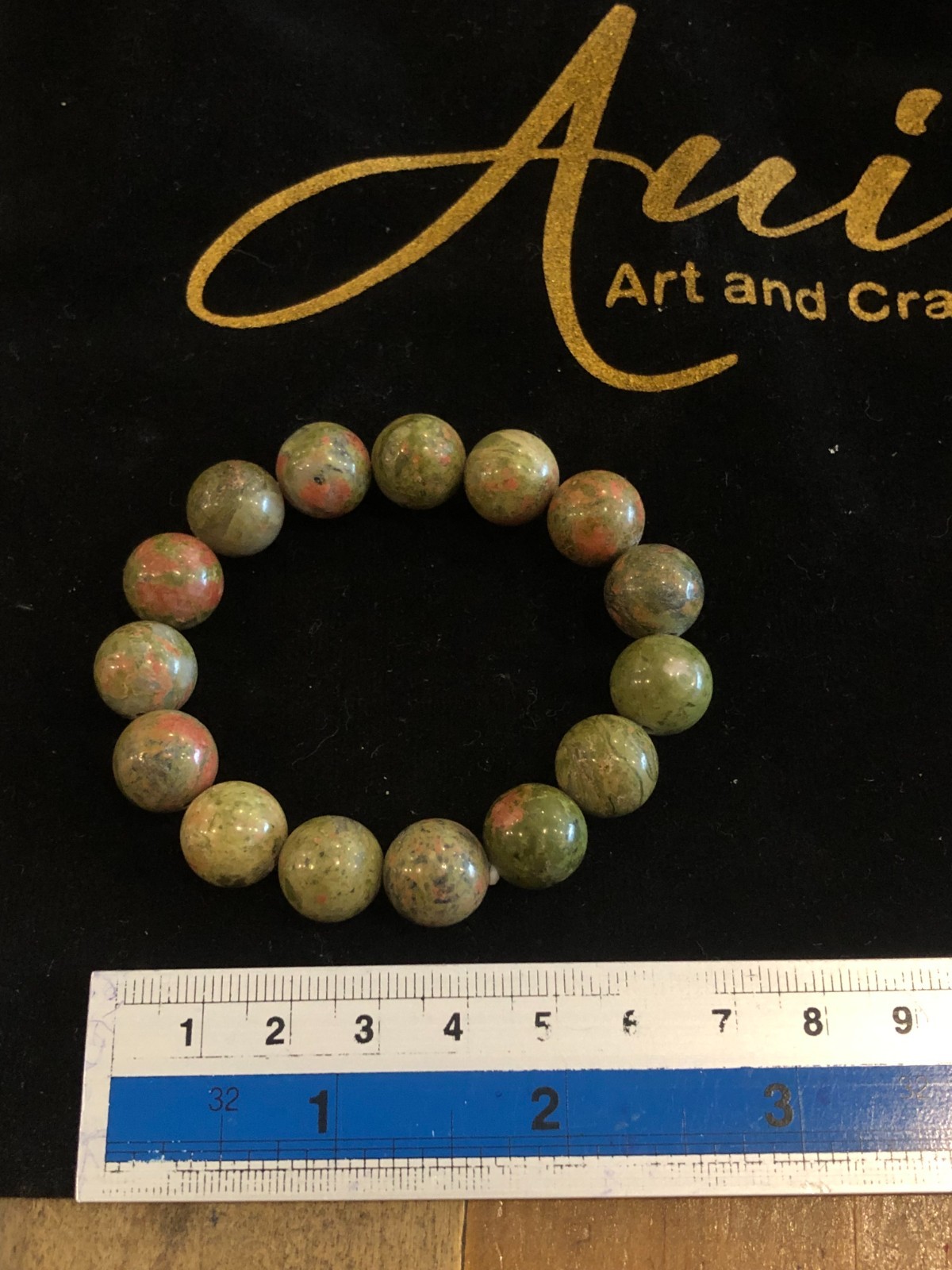 Unakite Gemstone Bracelet Lucky Stone Round Beads Natural Stone Jewelry