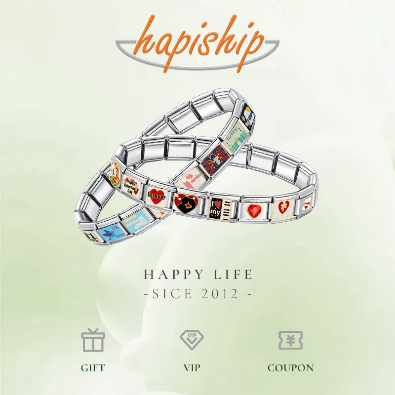 Charming Aunt & Niece Love Links for DIY Stainless Steel Bracelets