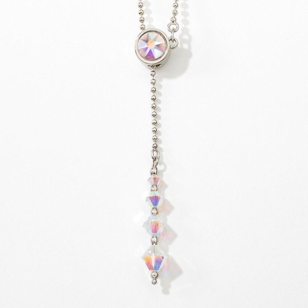 Slide My Way necklace ~ Touchstone Crystal