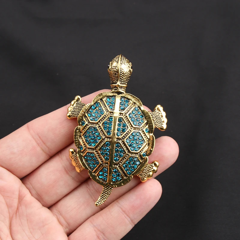 Women Men Unisex Tortoise Lover Brooch Fashion Animal Pins Badge Jewelry