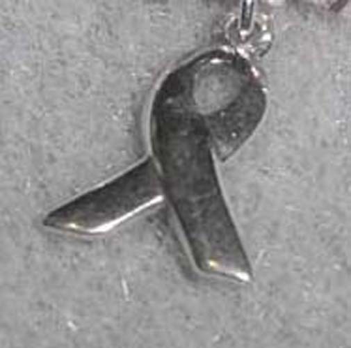 Opaque Crystal Male Breast Cancer Bracelets Your Choice of Awareness Ribbon
