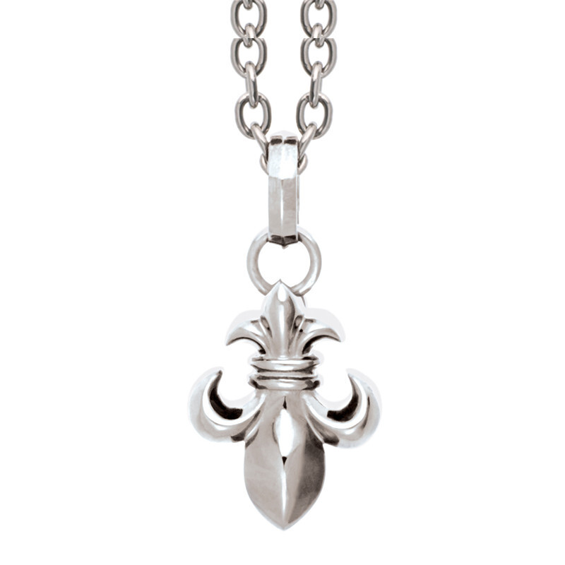 Stainless Steel Lily Cremation Jewelry Keepsake Urn for Human Ashes Pendant