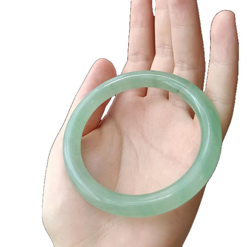 Dongling Jade Bracelet Clear Water Bracelet Lake Water Green Round Bar