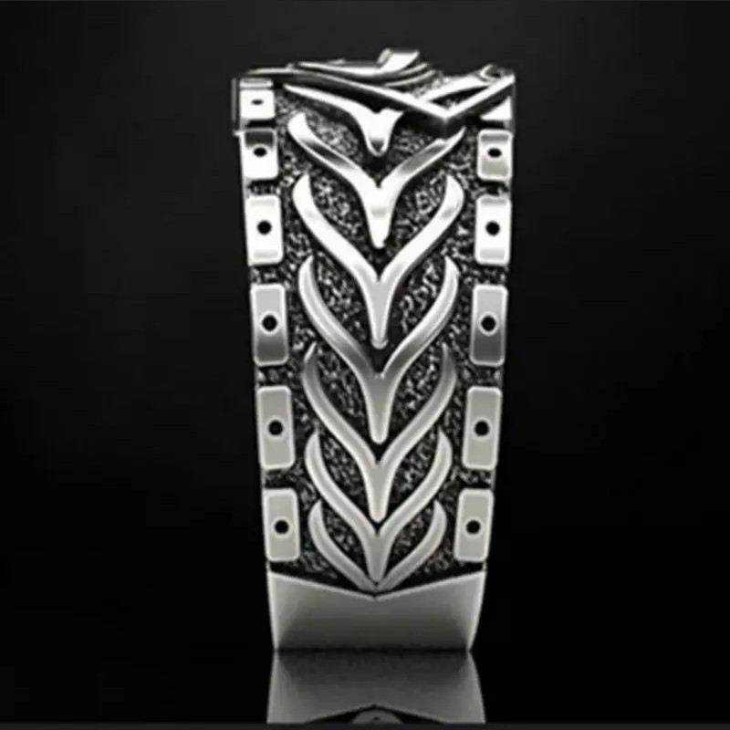DC Comics Superman Sleek Stainless Ring Band Super Hero Movie Jewelry