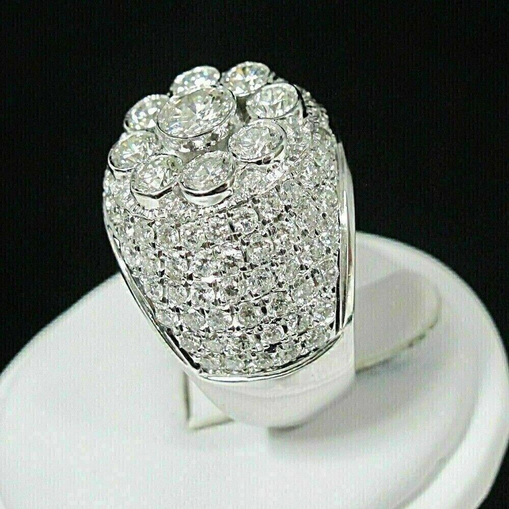 2.00Ct Round Cut Lab-created Diamond Men’s Engagement Ring 14k White Gold Plated